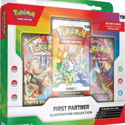 Pokemon First Partner Illustration Collexrion Series 1