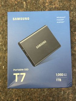 Samsung T7 portable SSD External 1TB drive