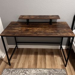 Vintage Oak Finish Desk 