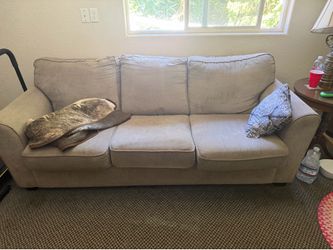 Couch with queen size bed