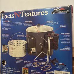 Masterbuilt Turk 'N Surf Electric 28 Qt Cooker Turkey Fryer & Seafood Boiler