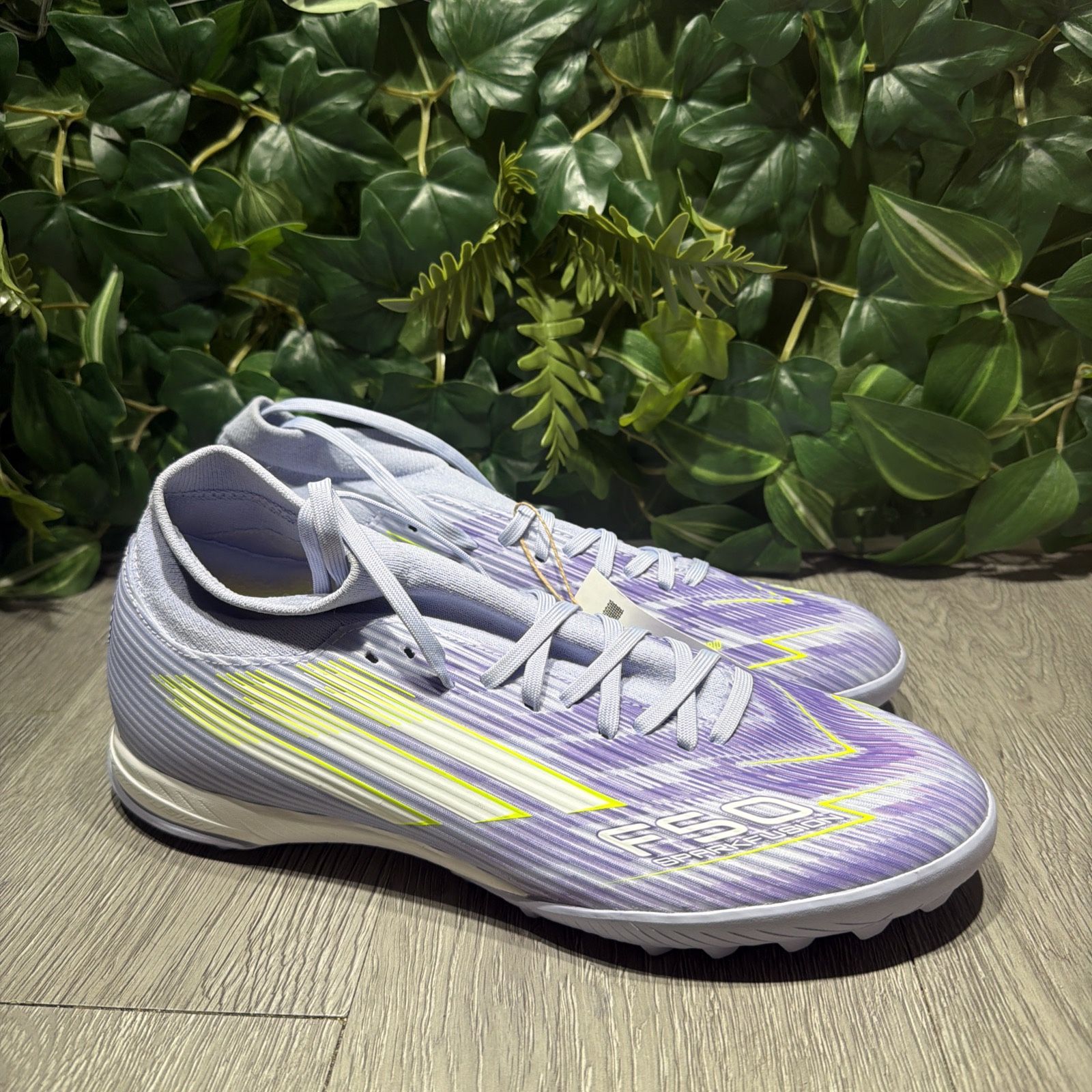 Adidas F50 Series Abrasion Resistant Soccer Shoes Mens 9.5 Light Purple  JI0014