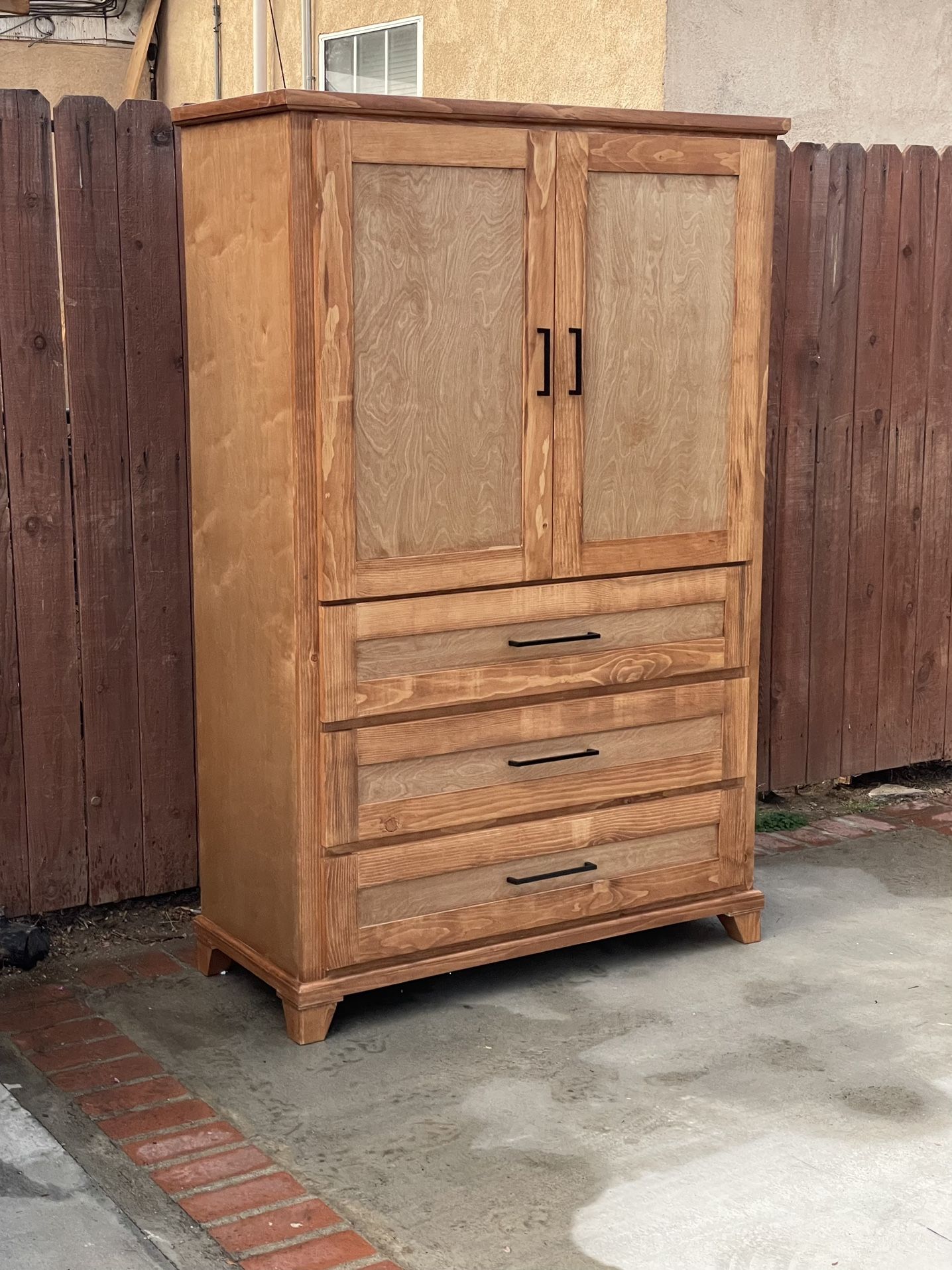 Solid Wood Wardrobe Closet 