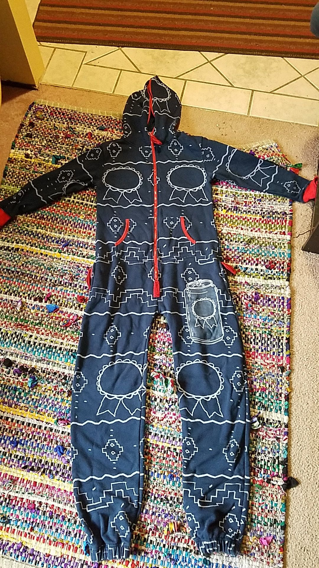Pabst Blue Ribbon Onesie, small