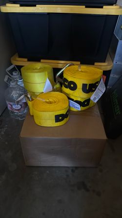Flatbed security straps