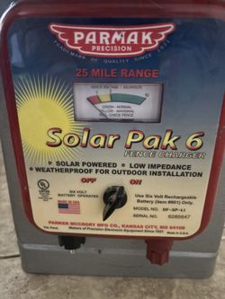 Solar E-fence Power Station 