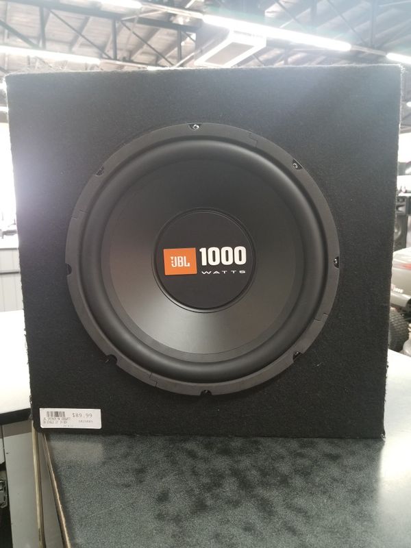 JBL 1000 Watts 12" Subwoofer for Sale in Irving, TX OfferUp