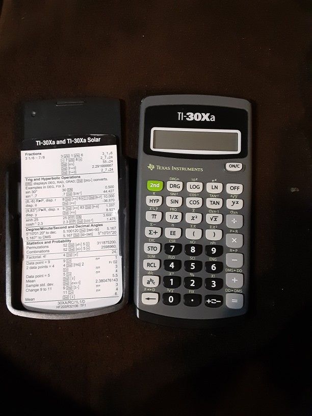 Tl-30xa Calculator With Cover