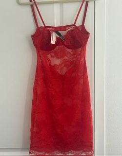 Victoria's Secret ❤️ NWT Wicked Red Lace Size M