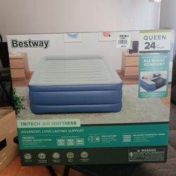 **NEW** Queen Air Mattress with Built-in AC Pump