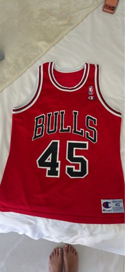 *MINT CONDITION* RARE vintage CHICAGO BULLS Michael Jordan “He’s Back” jersey size 40 super rare