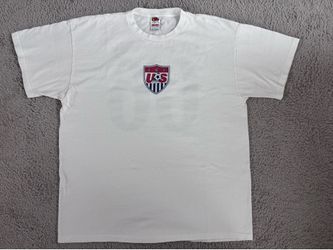 Retro Vintage U.S.A Soccer T Shirt World Cup Germany 06 Men's XL White