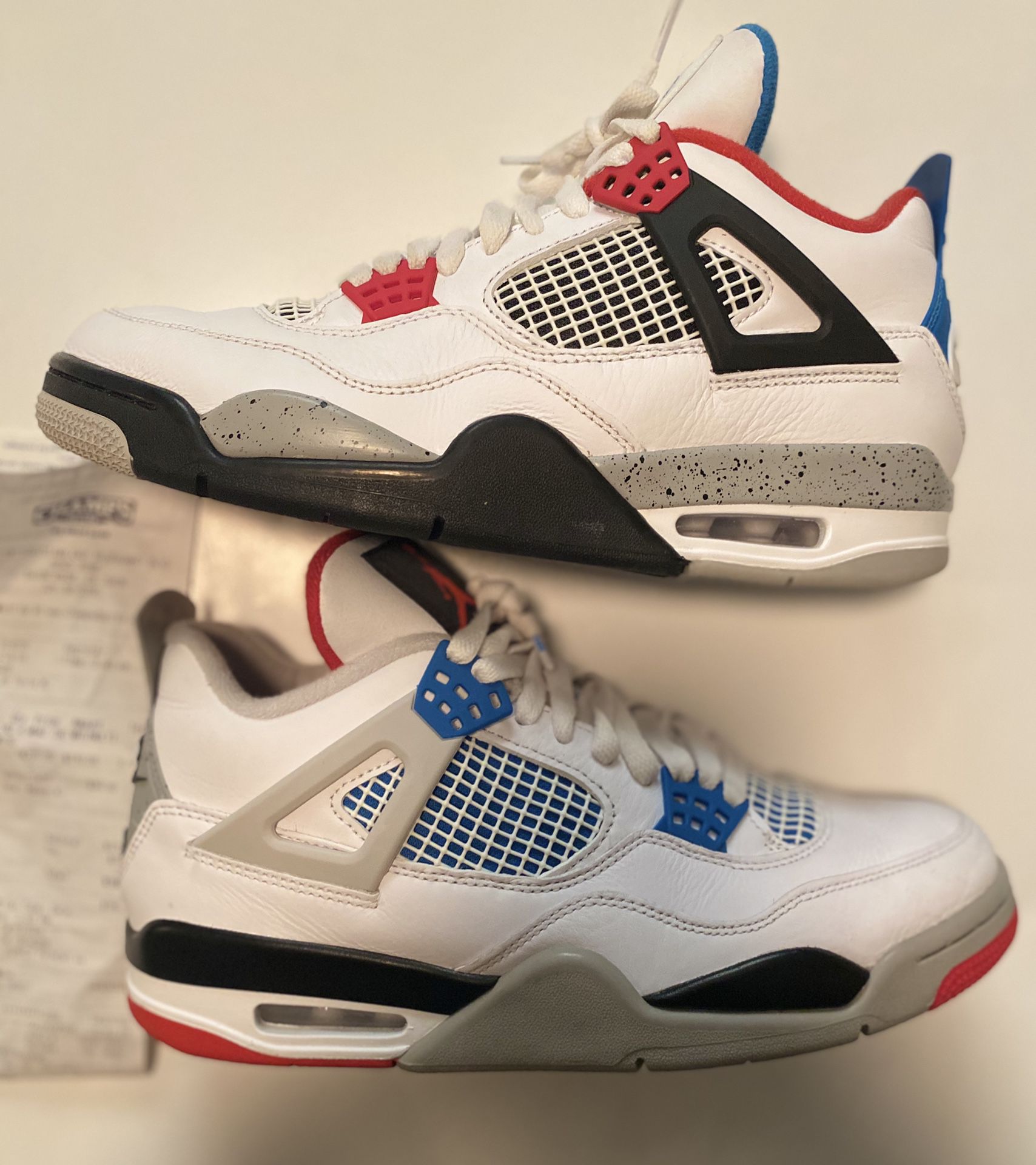 Nike Air Jordan 4 Retro “What The” Men's Size 9 (CI1184-146)