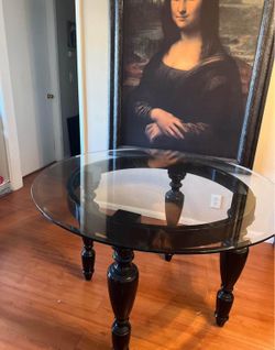 Z Gallerie Glass Table For 4
