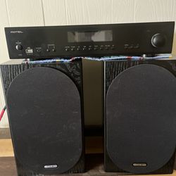 Rotel  Stereo With Monitor Audio 18" Speakers