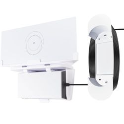 ☆ HGX for Starlink Gen 3 Router with Power Supply Mounting Kit & Cable Caddy, 3 in 1, Wall Holder for Starlink Standard V3 Mesh Router and Power Suppl