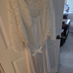 Wedding Dress Balaro And Shoes 9 1/2