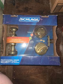 Schlage door lock for2 doors