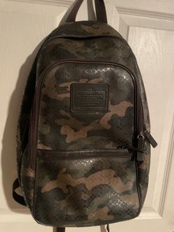 Coach Camo Backpack