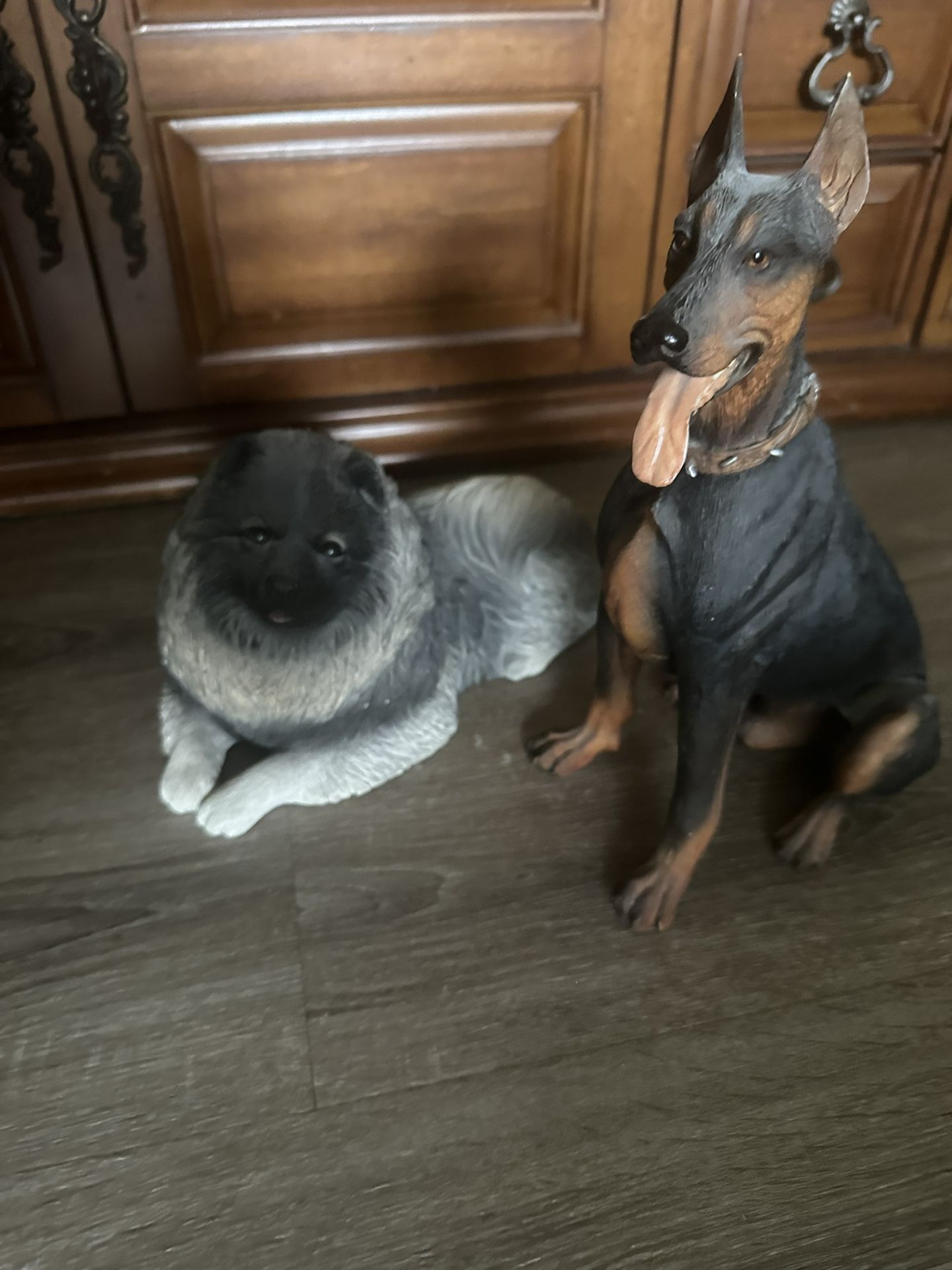 Dos Perros De Adornos De Sandicast