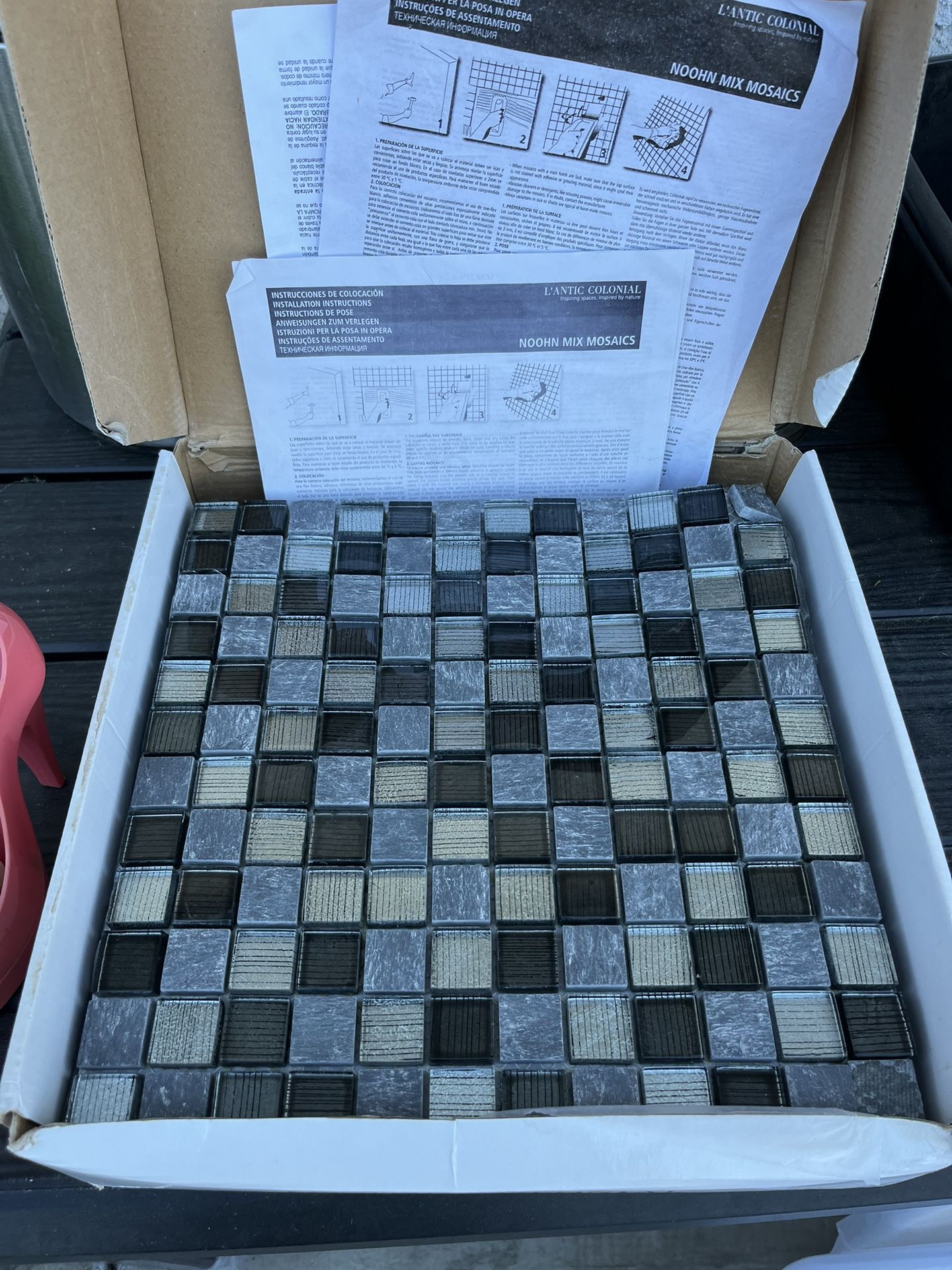 Brand New Glass Mosaic Tile From Porcelanosa STUNNING!