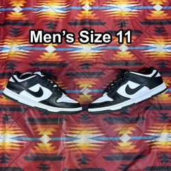 Nike Dunk Low Black White Low Top Panda Sneaker DD1391-100 Men’s Size 11