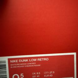 Nike Dunk Low Retro Size 9.5
