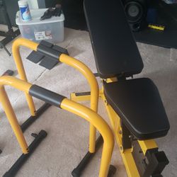 Powertec Bench And Dip Bar