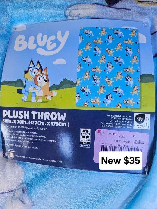 Bluey Blankets New