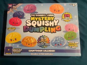 Crazy Fun RMS Mystery Squishy Dumpling Advent Calendar 24 Mini Dumplings