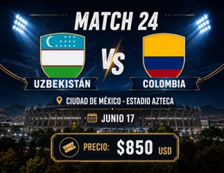 🇨🇴Colombia vs Uzbekistan Ticket 🎟️ | Cat 2 | FIFA World Cup |