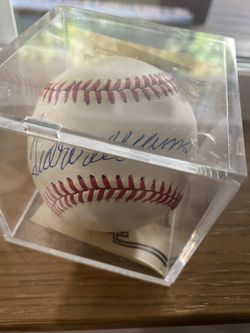 Ted Williams Signed Baseball
