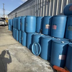 55 Gallon Empty Plastic Drums 