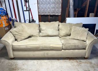 Beautiful tan sofa