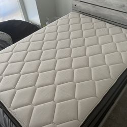 Bed frame, Mattress, Dressers 