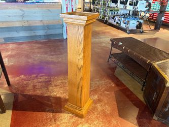 Oak 41″ Tall Plant Stand