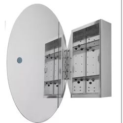 24 in. W x 36 in. H Oval Medicine Cabinet with Mirror