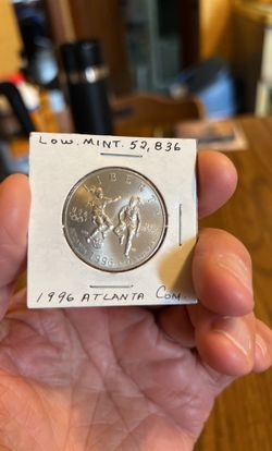1996 Atlanta Girls Soccer Commemorative Olympic Coin 