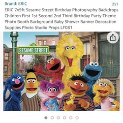 Sesame Street Banner And More Party Supplies