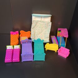 Vintage Polly Pocket Doll Beds
