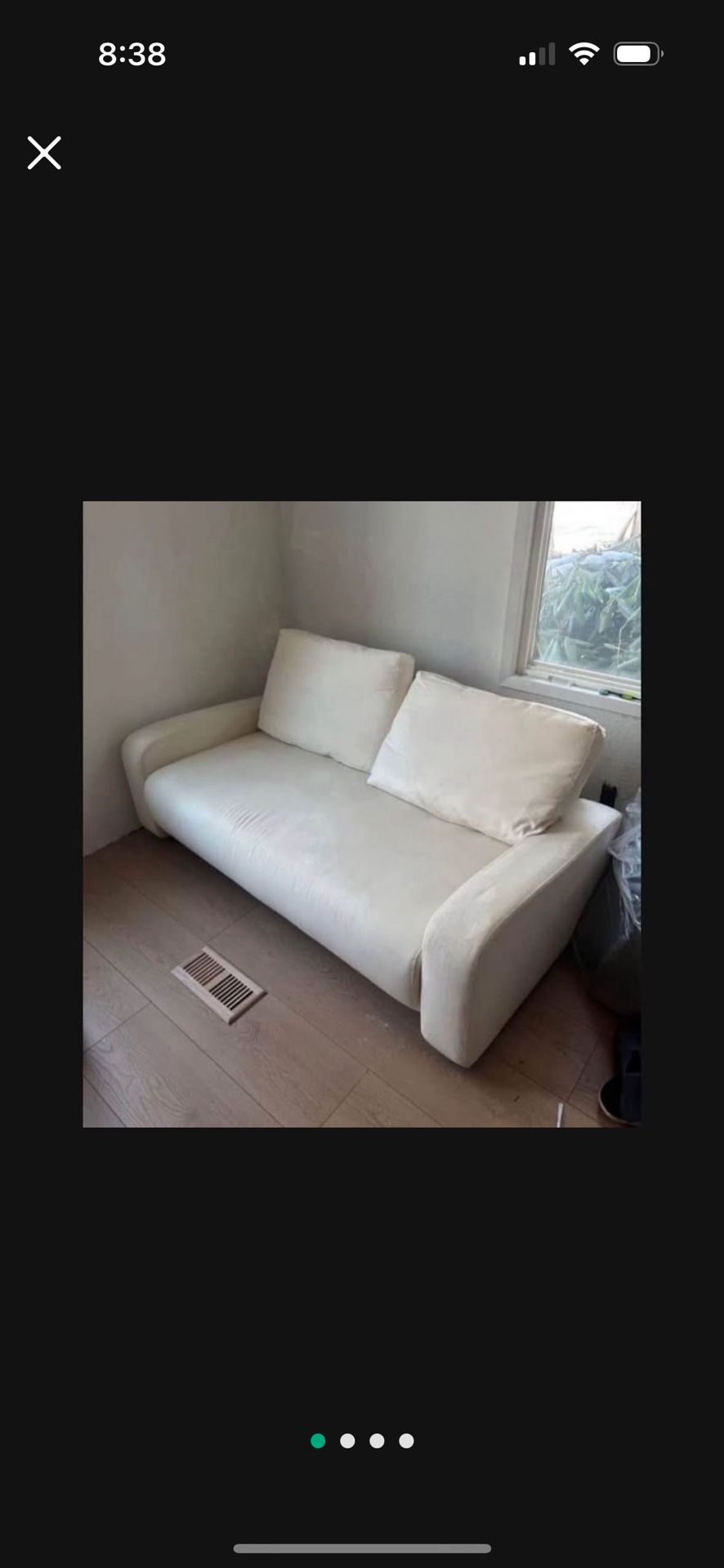 LOW PRICE MOVING- $1900 + TAX WEST ELM LOVE SEAT 