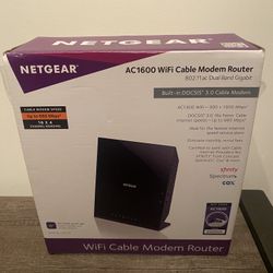 NETGEAR AC1600 WiFi Cable Modem Router Combo