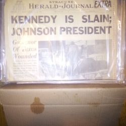 Kennedy Is Slain 11/22/63