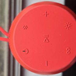 Onn Large Rugged Speaker with Bluetooth Wireless Technology and LED Lighting