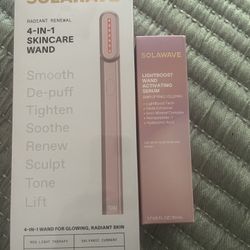 SolaWave 4-in-1 Skin Care Wand & Serum - all brand new & sealed