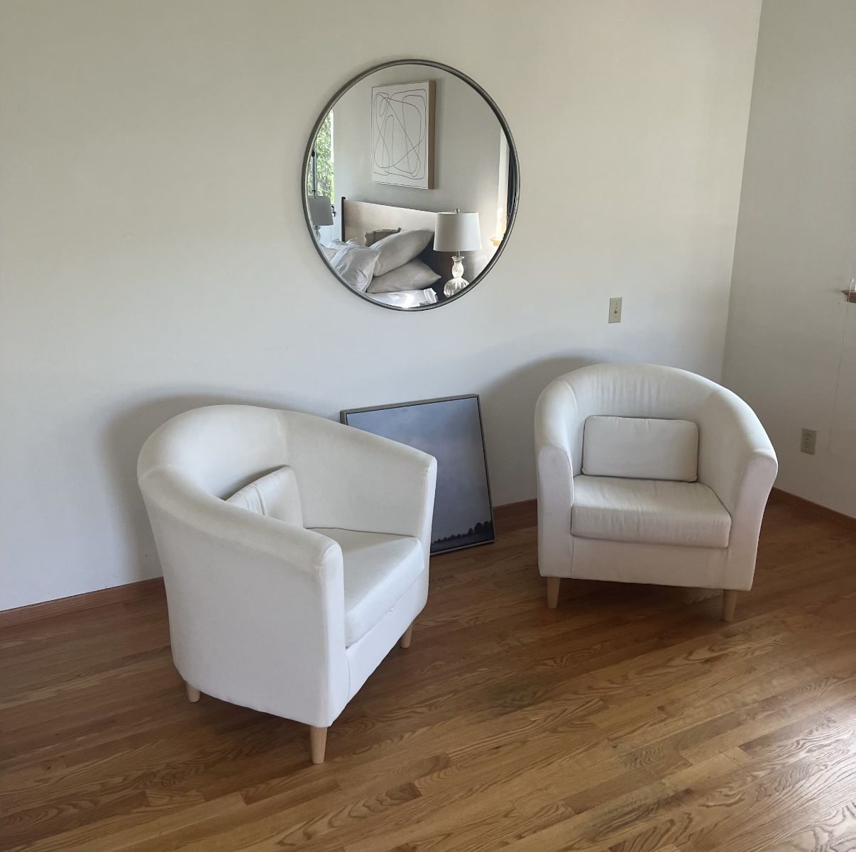 Two Accent Chair , Cream Color