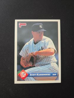 Scott Kamieniecki Yankees Baseball Card