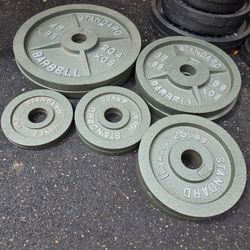 240 lbs Olympic Weight Plates Set