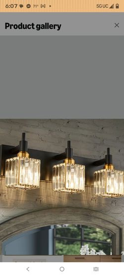 Modern Crystal bathroom vanity light