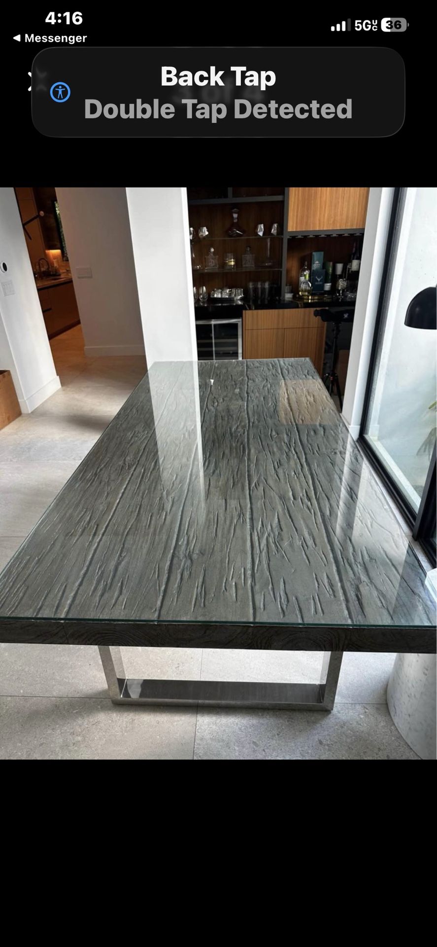 Modani 84” SAMANA DINING TABLE- Perfect Condition Retails over $3800